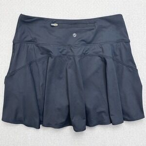 CRZ YOGA Women's UPF 50+ Sports Skirt True Navy Pleated Tennis Skort Size M 8/10